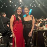 Jenny Han Instagram - An @unforgettablegala night. Thank you for having me, @character.media! makeup: @tamah_krinsky hair: @mikelorenzano dress: @giambattistavalliparis
