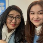 Jenny Han Instagram - I’m officially retired! Acting is too hard! 😭 but @annacathcart is the best scene partner a non-actor could ever ask for. Her encouraging smile kept my spirits up even as I bungled take after take! 😭 #xokitty