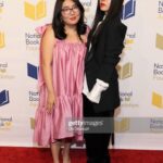 Jenny Han Instagram - I love celebrating books! Thank you to @nationalbookfoundation and @applebooks for having me and @choitotheworld for being my date.