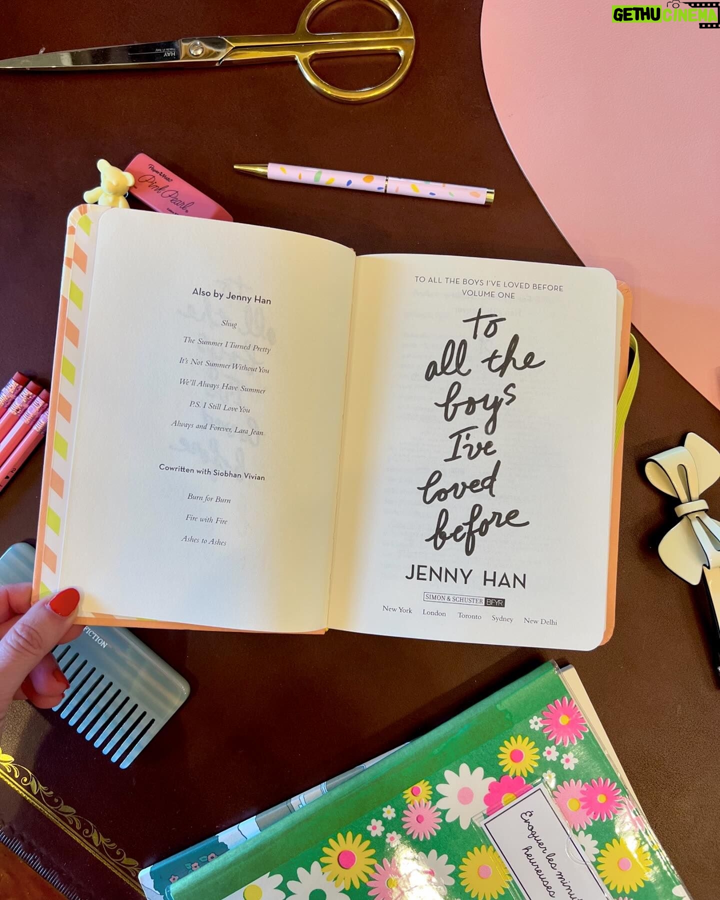 Jenny Han Instagram - This year marks 10 years of To All the Boys, and Iโm celebrating with this brand new keepsake edition, including a letter from me to you ๐ Available now! #toalltheboysivelovedbefore #toalltheboys