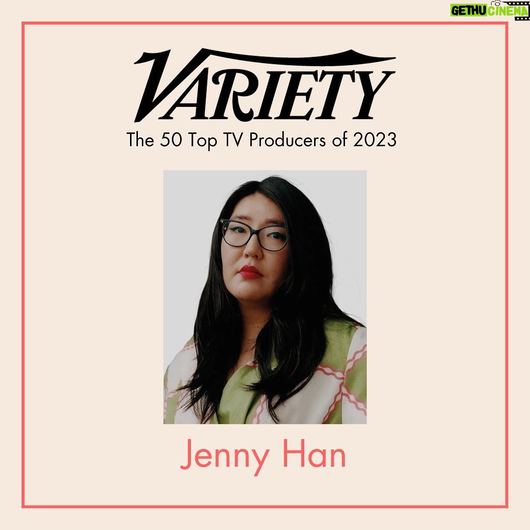 Jenny Han Instagram - Thank you @variety! I’m so incredibly honored to be included on this list.