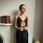 Jenny Slate Instagram - I’m on @latenightseth tonight, talking about my new stand up special “seasoned professional” out now on @primevideo ! Thanks @rodarte for the silky dress, and of course, the jewels by my beloved @catbirdnyc. Styling by @mrmontyjackson, makeup by @kirinstagram and hair by @anthonycampbellhair