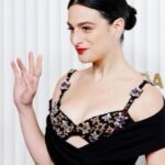 Jenny Slate Instagram – @sagawards were a dream! @everythingeverywheremovie thank you for having me in your sweet family  Styling @mrmontyjackson  Makeup @kirinstagram  Hair @mararoszak  Thank you for this gown @zuhairmuradofficial and @jimmychoo shoes!