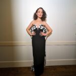 Jenny Slate Instagram - Thanks to @nbrfilm for chosing @marcelthemovie as BEST ANIMATED FEATURE OF 2022! Turns out i felt very sensual in this @rasario gown and its huge perfect bow! Love you, @mrmontyjackson for dressing me up so well, @kirinstagram for sweetness and great makeup and @rheannewhite for wrangling my wild mane. Next up @goldenglobes, mom!