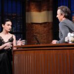 Jenny Slate Instagram - Went on @latenightseth to talk about my standup special and also summarize Phantom Of the Opera and i did ONE of those things very perfectly. This is the face of a woman who is afraid of Phantom but does not know its plot