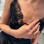 Jenny Slate Instagram - I’m on @latenightseth tonight, talking about my new stand up special “seasoned professional” out now on @primevideo ! Thanks @rodarte for the silky dress, and of course, the jewels by my beloved @catbirdnyc. Styling by @mrmontyjackson, makeup by @kirinstagram and hair by @anthonycampbellhair