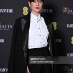 Jenny Walser Instagram – Suited. Booted. 

🤵🏻‍♀️

Thanks for having me!
@loopvip @vanityfair @ee @bafta 
#EERisingStar #EEBAFTAS 

Styled by the wonderful @sorchaob