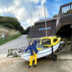 Jenny Walser Instagram - That time I unintentionally dressed like a fisherman, so naturally had @frankiewalser do a photoshoot. Cheers 2021, here’s hoping for smooth sailing in 2022 ⚓️
