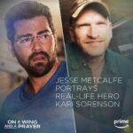 Jesse Metcalfe Instagram – Meet the all-star cast and the real-life heroes they portray on screen. Experience the movie based on a miraculous true story! On A Wing And A Prayer stars Jesse Metcalfe as the real-life hero Kari Sorenson Arriving on Prime Video this Good Friday April 7. #OnAWingAndAPrayer