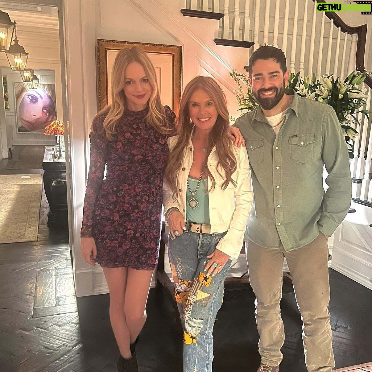 Jesse Metcalfe Instagram - Such a great evening last night screening On A Wing and A Prayer with these two stunners!✨Thank you so much for hosting @romadowney and congratulations on making a really touching and compelling movie! 👏👏🎬🎬🍿🍿Streaming this Easter Sunday!!!