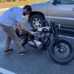 Jesse Metcalfe Instagram - Tickle the carb…works every time. “The Nickel Peeper” @iconicmotorbikes