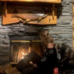 Jessica Belkin Instagram – thank you @airbnb for gifting us this beautiful cozy stay for new years 🥂🏔️🎿 these memories will last forever xx