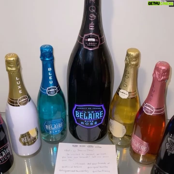 Jessica Dime Instagram - Big business all 2023 .. Iβm thinkin champagne deal π€π Thanks so much @djnickslay @officialbelaire @originalbumbu @mcqueenvioletfog @villonfrance & @richforever Love all of these but β¦.The Pink Roseβ is my fav of course π