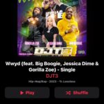 Jessica Dime Instagram – “ WWYD”OUT NOW ON ALL PLATFORMS 💃🏻 Run it ppppp ! Let’s get it @therealdjt3