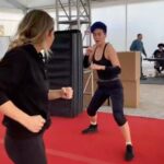 Jessica Henwick Instagram - The progression of a leg whizzer. Sorry @mickey_facchinello
