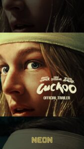 Jessica Henwick Instagram - Nature is quite remarkable. CUCKOO, starring Hunter Schafer, Dan Stevens, and Jessica Henwick. Fear its call August 2nd.