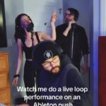 Jessica Lowndes Instagram - Had an amazing time doing a live loop performance using Ableton Push with my two of my favorite musicians/producers @futurepines ✌🏻 Freestyling and layering sounds live in the bedroom studio is pure magic! The energy was unreal! 🎛️🎶 #AbletonPush #livelooping #newalbum #futurepinescollab