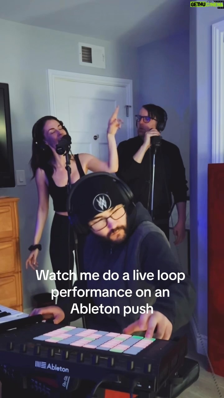 Jessica Lowndes - 3 Likes - Had an amazing time doing a live loop performance using Ableton Push with my two of my favorite musicians/producers @futurepines ✌🏻 Freestyling and layering sounds live in the bedroom studio is pure magic! The energy was unreal! 🎛️🎶 #AbletonPush #livelooping #newalbum #futurepinescollab