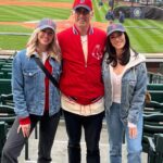 Jessica Lowndes Instagram - Surprised our Daddio with Red Sox tickets! What a game! ⚾️ #redsoxnation #redsox #mariners