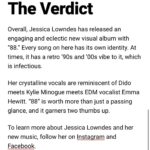 Jessica Lowndes Instagram - Big thanks to @digitaljournal and @thepowerjournalist for the awesome review of my new visual album “88”! Your support means the world to me! 🥰🙏🏻 Watch the FULL VISUAL ALBUM (LINK IN BIO) and listen to the album anywhere you stream music!!! 🎶🤘🏻