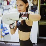 Jessica May Instagram – 🥊 Gloves on 🥊 

#kickboks #boxing