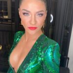 Jessica Szohr Instagram – ‘tis the season … I say and Brad said it is not the season yet. Serious question tho- when did Christmas decorations and sales come out before Halloween? I don’t remember that… not mad at it tho.