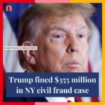Jessica Yellin Instagram - OUCH New York judge Arthur F. Engoron Friday ordered Fmr President Donald Trump to pay $355 million for conspiring to manipulate his net worth. the case was brought by NY’s Attorney General. The judge also banned Trump from any senior role at a NY company — including his own — for three years; Don Jr and Eric face a 2 year ban and $4 million fines each.  Trump is attacking the ruling and will appeal. This follows an $83 million finding against Trump for the E Jean Carroll defamation case. And it calls into question whether any member of the Trump family can run the business.  Your thoughts - will he ever have to pay? See our newsletter tonight for more.
