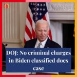Jessica Yellin Instagram - UPDATE: The DOJ special counsel has now delivered his report to Congress and details have started to leak. Among them: the Special Counsel found that Biden “willfully” retained documents, including some that were in his own handwriting, and shared them with his ghostwriter. The special counsel is not charging Biden or his aides and says this decision would have been the same even if the DOJ did not bar criminal charges against sitting presidents. The special counsel said that if charges were brought, Biden “would likely present himself to a jury, as he did during our interview of him, as a sympathetic, well-meaning, elderly man with a poor memory.” ### NO CHARGES IN BIDEN DOCS PROBE The special counsel investigating President Biden’s handling of classified documents while VP has finished his report, according to AG Garland, and the conclusions will be released in the coming days. Reportedly it contains no criminal charges for the President or his aides. Why isn’t Biden being charged for mishandling classified docs while Trump is charged for this? We don’t know all the details, but Biden allegedly mishandled about 20 documents and has cooperated with the investigation. Trump, on the other hand, allegedly mishandled around 300 documents and prosecutors say he and his lawyers deliberately misled investigators to conceal the documents.
