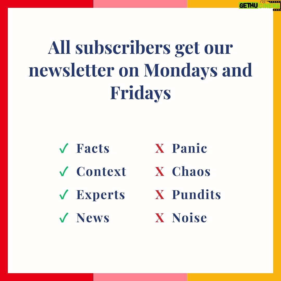 Jessica Yellin Instagram - SIGN UP FOR OUR NEWSLETTER So many of you ask how you can support this work — and if you can get News Not Noise information outside of social media. The answer is yes! We have a newsletter. You can sign up for a free or paid subscription. All subscribers get the newsletter Mondays and Fridays. Paid subscribers also get a monthly Zoom, exclusive and early access to content, your questions answered — and the satisfaction of knowing you’re supporting this work. There are opportunities for monthly and yearly subscriptions. For those of you with the means, we invite you to become a “Super Subscriber” and set your own level of support. There are sponsorship opportunities as well — please reach out in DMs or through the contact info on our website (www.newsnotnoise.com). Journalism is expensive. By contributing to News Not Noise, you help bring researched and trusted information to light. You help elevate expertise over paid influence. And you support independent news that respects your time and mental health. This is a mission I am passionate about. My suspicion is that you are too. Please help keep this reporting alive — and spread the word. bit.ly/newsnotnoise Thank you for your support.