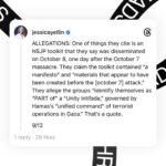 Jessica Yellin Instagram – A new lawsuit alleges that groups helping to organize and fund some of the student protests have ties to Hamas.
Please read the whole carousel for context and more information. There is no allegation that student protesters are aware of any such ties. And any of these claims would have to be proven in court. I link to the lawsuit in stories.
Going forward I will share public comment from the groups implicated by and named in the lawsuit.
The lawsuit has far more detail than I shared here. Please read the lawsuit – it’s available to the public, filed in U.S. district Court for the Eastern District of Columbia. It’s filed by a highly reputable lawfirm.
#####