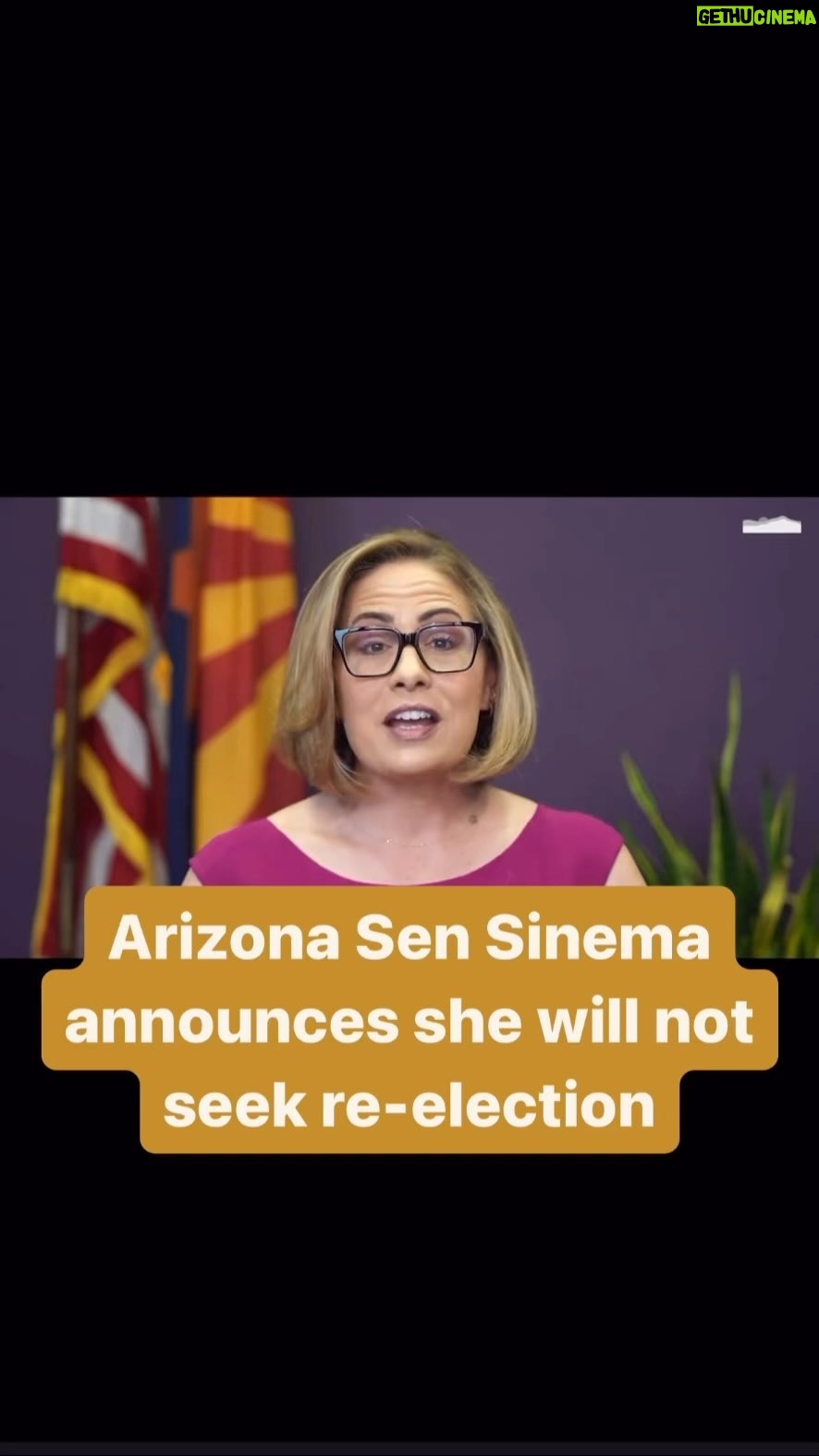 Jessica Yellin Instagram - Kristen Sinema Won’t Seek Re-Election Arizona’s Independent Senator @kyrstensinema announced today that she will retire at the end of her Senate term, leaving an open seat in Arizona to be filled in the November election. Sinema started her career as a Democrat but after regularly breaking with her party’s leadership she switched party affiliation in 2022. In announcing her retirement, Sinema blasted the lack of civility in politics and attributed her departure to the difficulty of working in a bipartisan way in Washington. It’s also the case that she had so alienated progressive Democrats who once supported her in Arizona, that her path to winning re-election was extremely narrow. It may seem logical that her departure benefit the Democrat in the race, political analysts assess that Sinema was drawing more from the Republican in the race, Kari Lake and her departure could actually be a boost to Lake’s candidacy. But it’s also early days and this race could be very close. With Sinema’s departure the Arizona senate race is likely to be a matchup between Democratic Rep @gallegoforaz and TV news anchor and one-time Republican Gubernatorial candidate @karilake. Among the ways Sinema has broken with the Democrats: she did not to support the original Biden Build Back Better package and has fought to protect the “carried interest” tax loophole that benefits private equity, hedge fund and other investment managers. She has also been a bridge to Republicans and helped craft the bipartisan border security bill that recently died in the Senate; President Biden is calling on President Trump to support that bill. The race for Sinema’s seat could determine whether Democrats or Republicans control the Senate after the November election.