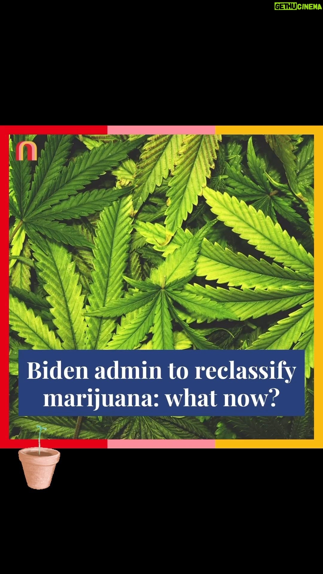 Jessica Yellin Instagram - MARIJUANA TO BE RECLASSIFIED Cannabis advocates have been calling for the government to reclassify marijuana for years — thanks to the Biden administration, they may get their wish. The DEA is moving to reclassify marijuana as a Schedule III drug (like ketamine and some steroids) instead of a Schedule I drug (like heroin). What does this really mean? First, it will remove many barriers to research, allowing more high-quality studies on the medical benefits (and costs) of marijuana use. Some of the logistics of this are still unclear. It will also make it easier for marijuana dispensaries to write off business expenses on their taxes. The move would not legalize recreational marijuana use nor make any immediate impact on people who have been jailed for marijuana charges. The reclassification won’t take effect immediately — it requires a budget review, public-comment process, and administrative review. What do you think of reclassifying marijuana?