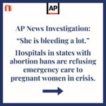 Jessica Yellin Instagram – AP REPORT: HOSPITALS DENY EMERGENCY CARE TO PREGNANT WOMEN IN CRISIS
We are sharing this today as the U.S. Supreme Court hears a case challenging a federal law, EMTLA. The law requires hospitals to treat patients in crisis – including those in need of abortion services.
——
An astounding new @apnews article by Amanda Seitz reveals how harsh abortion bans have intimidated many hospitals and emergency rooms into denying emergency care to pregnant women in crisis.
Seitz shares the stories of women who were denied care, who lost their pregnancy in stillbirth, and were forced to suffer needless pain and indignity because healthcare professionals feared prosecution under abortion bans. And the AP reports that since the overturn of Roe, there’s been a spike in complaints that pregnant women have been turned away from emergency rooms — even though federal law requires ERs to treat patients in critical condition and/or active labor.
The federal law that requires that is the Emergency Medical Treatment and Labor Act. EMTALA will go before SCOTUS Wednesday as the Biden administration argues that, under EMTALA, Idaho’s strict ban on abortion even in emergencies is illegal.
Jennifer Klein, director of the White House Gender Policy Council @genderpolicycouncil46 said in a statement that “all patients, including women who are experiencing pregnancy-related emergencies, should have access to emergency medical care required” under EMTALA.
If the Court sides with the Biden admin, Idaho (and other states) must provide abortion services for women in medical emergencies. If SCOTUS finds for Idaho, women in Idaho will have to go to different states to receive reproductive care including in acute emergencies when every minute they’re denied care could be life changing.
Do you think people in your world are aware of the stakes here? Would they be surprised that the Dobbs ruling is putting basic care and women’s lives at risk like this? What is happening in your state to protect women?
Please comment and share this.