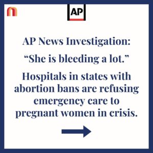 Jessica Yellin Instagram - AP REPORT: HOSPITALS DENY EMERGENCY CARE TO PREGNANT WOMEN IN CRISIS

We are sharing this today as the U.S. Supreme Court hears a case challenging a federal law, EMTLA. The law requires hospitals to treat patients in crisis - including those in need of abortion services.
——
An astounding new @apnews article by Amanda Seitz reveals how harsh abortion bans have intimidated many hospitals and emergency rooms into denying emergency care to pregnant women in crisis.

Seitz shares the stories of women who were denied care, who lost their pregnancy in stillbirth, and were forced to suffer needless pain and indignity because healthcare professionals feared prosecution under abortion bans. And the AP reports that since the overturn of Roe, there’s been a spike in complaints that pregnant women have been turned away from emergency rooms — even though federal law requires ERs to treat patients in critical condition and/or active labor.

The federal law that requires that is the Emergency Medical Treatment and Labor Act. EMTALA will go before SCOTUS Wednesday as the Biden administration argues that, under EMTALA, Idaho’s strict ban on abortion even in emergencies is illegal. 

Jennifer Klein, director of the White House Gender Policy Council @genderpolicycouncil46 said in a statement that “all patients, including women who are experiencing pregnancy-related emergencies, should have access to emergency medical care required” under EMTALA.

If the Court sides with the Biden admin, Idaho (and other states) must provide abortion services for women in medical emergencies. If SCOTUS finds for Idaho, women in Idaho will have to go to different states to receive reproductive care including in acute emergencies when every minute they’re denied care could be life changing. 

Do you think people in your world are aware of the stakes here? Would they be surprised that the Dobbs ruling is putting basic care and women’s lives at risk like this? What is happening in your state to protect women? 

Please comment and share this.