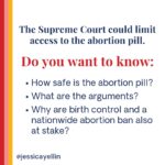 Jessica Yellin Instagram - SCOTUS ON MIFEPRISTONE The Supreme Court today heard a case on the abortion pill mifepristone that could restrict access for all Americans. Those who want to restrict the pill argue — against evidence —that it isn’t safe; that its use violates the conscience of anti-abortion doctors; and that a no-longer-enforced obscenity law should be put to use to bar mailing this medication. We break down the arguments, share the data and sources on the pills safety, and explain the larger implications. Both birth control and even a nationwide abortion ban are at stake. It’s all in the latest News Not Noise Letter. Find it at the link in our bio.