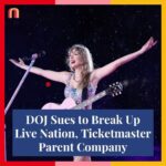 Jessica Yellin Instagram - DOJ SUES TO BREAK UP LIVE NATION The Justice Department is filing an antitrust suit against Live Nation, the parent company of Ticketmaster, for its alleged illegal monopoly practices. These practices came under national scrutiny in 2022 after the botched rollout of ticket sales for Taylor Swift’s Eras tour. The DOJ says Live Nation’s exclusive contracts with artists and venues are anticompetitive, stifling or acquiring potential competitor businesses and forcing clients to continue relationships with Live Nation and use Ticketmaster exclusively. The DOJ says this not only limits artists and venues, but also drives up prices for consumers and hurts the live entertainment industry as a whole. Live Nation denies its practices are illegal. What do you think about this lawsuit? Have you used Ticketmaster? Do you think ticket prices are too damn high? Tell us your thoughts in the comments.