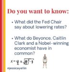 Jessica Yellin Instagram - In the latest newsletter: Are lower interest rates in your future? The Fed’s promising murmurs. We also cover TikTokers on NYC street attacks, a bizarre ruling about discriminatory voting districts in South Carolina. The latest from Jerusalem ahead of Easter and news from Beyonce, basketball superstar Caitlin Clark and an economist whose work probably impacts your life today. It’s all in the latest newsletter. Link in stories and in bio! #cowboycarter #beyonce #caitlinclark #federalreserve #easter