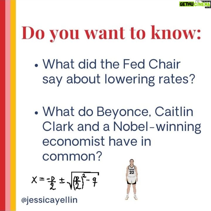 Jessica Yellin Instagram - In the latest newsletter: Are lower interest rates in your future? The Fed’s promising murmurs. We also cover TikTokers on NYC street attacks, a bizarre ruling about discriminatory voting districts in South Carolina. The latest from Jerusalem ahead of Easter and news from Beyonce, basketball superstar Caitlin Clark and an economist whose work probably impacts your life today. It’s all in the latest newsletter. Link in stories and in bio! #cowboycarter #beyonce #caitlinclark #federalreserve #easter