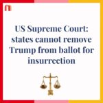 Jessica Yellin Instagram - Trump to Remain on Ballot Nationwide In a unanimous decision the Supreme Court today ruled that the state of Colorado cannot remove former President Trump from the ballot. Effectively this means no states can kick Trump off the ballot for his actions on January 6th. Efforts by Maine and Illinois are shut down now as well. Background: The Colorado Supreme Court ruled that Trump can’t serve as President again because he violated Section 3 of the Constitution’s 14th Amendment, the insurrection clause. It holds that any former office holder who “engaged in insurrection” can’t hold federal office. The US Supreme Court disagreed with Colorado. All 9 justices held that it’s up to the federal government, not state government, to decide whether people running for federal office are eligible under Section 3. They found that states have the power only to decide who can run for state office. The justices split about how far to take this. Four conservative justices ruled that only Congress can decide if a person has committed insurrection/can be kicked off the ballot for federal office and that Congress must pass legislation to do so. Justices Sonia Sotomayor, Elena Kagan and Ketanji Brown Jackson disagreed and wrote in a joint concurring opinion that the Court shouldn’t limit that power to Congress and by shutting down other means of federal enforcement of Section 3 the Court was helping to “insulate” former President Trump from “future controversy.” Justice Amy Coney Barrett tried to stake out a middle position. The justices didn’t address the larger question – whether Trump engaged in insurrection on January 6th. This ruling has no impact on the 4 court cases Trump is facing, including the Special Counsel’s cases. Bottom line, Trump will not be taken off ballots for insurrection. The decision comes a day before Super Tuesday when 15 states hold primaries. Note: This also means red states can’t remove Biden from their ballot. This unanimous decision eliminates the possibility that any one state can shape the outcome of the election by removing candidates from their ballots. Trump hailed the decision as a massive victory. #court #colorado