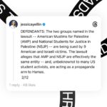 Jessica Yellin Instagram – A new lawsuit alleges that groups helping to organize and fund some of the student protests have ties to Hamas.
Please read the whole carousel for context and more information. There is no allegation that student protesters are aware of any such ties. And any of these claims would have to be proven in court. I link to the lawsuit in stories.
Going forward I will share public comment from the groups implicated by and named in the lawsuit.
The lawsuit has far more detail than I shared here. Please read the lawsuit – it’s available to the public, filed in U.S. district Court for the Eastern District of Columbia. It’s filed by a highly reputable lawfirm.
#####