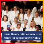 Jessica Yellin Instagram - Members of the House Democratic Women’s Caucus wore suffragette white to symbolize their commitment to women’s rights and in particular reproductive rights. President Biden spent some time in his remarks on the Supreme Court’s ruling rolling back reproductive rights - and the political impact. President Biden said: “In its decision to overturn Roe v Wade, the supreme court majority wrote: ‘Women are not without electoral or political power.’ No kidding. Clearly, those bragging about overturning Roe v Wade have no clue about the power of women in America. They found out, though, when reproductive freedom was on the ballot and won in 2022, 2023, and they will find out again, in 2024. The President invited to the speech a woman who had to travel out of Texas to get an abortion when her health was in danger. Also in the chamber, another woman whose IVF procedure was put on hold in Alabama after the state supreme court put those who provide IVF services in danger of civil litigatin. It was a feisty speech overall. The President also challenged Republicans on tax policy (vowing to ensure billionaires never have a lower % tax than working Americans); and immigration (asking republicans to support the border security bill they once wanted) among other issues. The Democratic women’s caucus posted the following message on X: “For tonight’s State of the Union address, we’re in white and wearing ‘Fighting for Reproductive Freedom’ pins. Our message is clear: we won’t stop fighting until all women can access the health care they need to control their own lives and futures.”