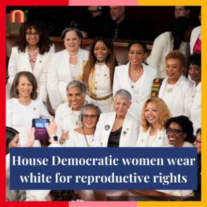 Jessica Yellin Instagram - Members of the House Democratic Women’s Caucus wore suffragette white to symbolize their commitment to women’s rights and in particular reproductive rights.

President Biden spent some time in his remarks on the Supreme Court’s ruling rolling back reproductive rights - and the political impact. President Biden said: “In its decision to overturn Roe v Wade, the supreme court majority wrote: ‘Women are not without electoral or political power.’ No kidding. Clearly, those bragging about overturning Roe v Wade have no clue about the power of women in America. They found out, though, when reproductive freedom was on the ballot and won in 2022, 2023, and they will find out again, in 2024.

The President invited to the speech a woman who had to travel out of Texas to get an abortion when her health was in danger. Also in the chamber, another woman whose IVF procedure was put on hold in Alabama after the state supreme court put those who provide IVF services in danger of civil litigatin. 

It was a feisty speech overall. The President also challenged Republicans on tax policy (vowing to ensure billionaires never have a lower % tax than working Americans); and immigration (asking republicans to support the border security bill they once wanted) among other issues.

The Democratic women’s caucus posted the following message on X: “For tonight’s State of the Union address, we’re in white and wearing ‘Fighting for Reproductive Freedom’ pins. Our message is clear: we won’t stop fighting until all women can access the health care they need to control their own lives and futures.”