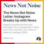 Jessica Yellin Instagram - In tonight’s newsletter - First @meta destroyed the business model for newspapers, magazines and other news outlets. Now, @instagram is breaking up with the news. So where does that leave users who’ve come to rely on social platforms for their news information in an election year? Also, Biden weighs in on Israel’s plans for Rafah. Trump asks the Supreme Court to weigh in on immunity. And how much Taylor-Travis is too much? See tonight’s newsletter! Link in bio and in stories.