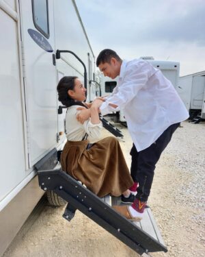 Jessie Mei Li Instagram - S&b season 2 streaming now on Netflix 😌⚡️❤️‍🔥 so much hard work and love went into making this show and I’m so so proud of my amazing friends - go watch, immediately, Alina says so (and she’s pretty intimidating nowadays…) and stay tuned for some more chaotic bts xxxxxxxx