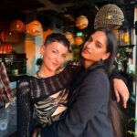 Jessie Mei Li Instagram - @amitasuman_ & moi at the @ecoage @greencarpetfashionawards sharing the table dinner last night ❤️‍🔥 thanks everyone who came and special shout out to my love @toritsui_ whose book ‘It’s Not Just You’ is out TODAY!!