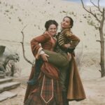 Jessie Mei Li Instagram – Bts from ep8 ☀️💛🥵 (let’s take a minute to appreciate tiny @amitasuman_ holding me on one leg)