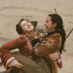 Jessie Mei Li Instagram – Bts from ep8 ☀️💛🥵 (let’s take a minute to appreciate tiny @amitasuman_ holding me on one leg)