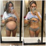 Jesta Hillmann Instagram – Je vous laisse deviner laquelle est ya quelques mois en arrière et laquelle est maintenant 😝🤰🏼

Ps: Oui, oui je corps humain me fascine complètement et en particulier celui de la femme 🙏🏼