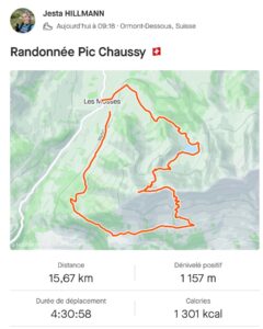 Jesta Hillmann Instagram - Première randonnée en Suisse 🇨🇭 D 1100 15km 4h30 🙌🏼 On est vraiment venu ici pour ces paysages et on est ravie ! Demain et après demain ça continue 🏔️🥾
