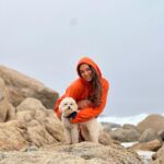 Jhendelyn Nuñez Instagram - Mi #tbt con el 🐶 🧡 #lasConchitas #playa